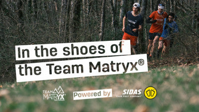 Caring for the feet of the Matryx® Trail Running Team!