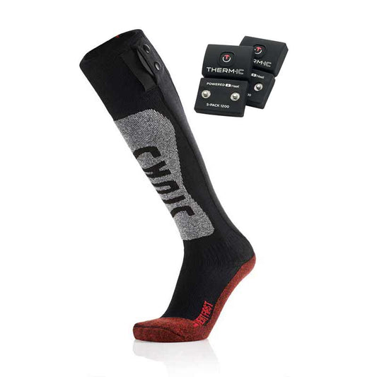 Bundle -  Ski Heat First heated socks + S-Pack 1200 batteries