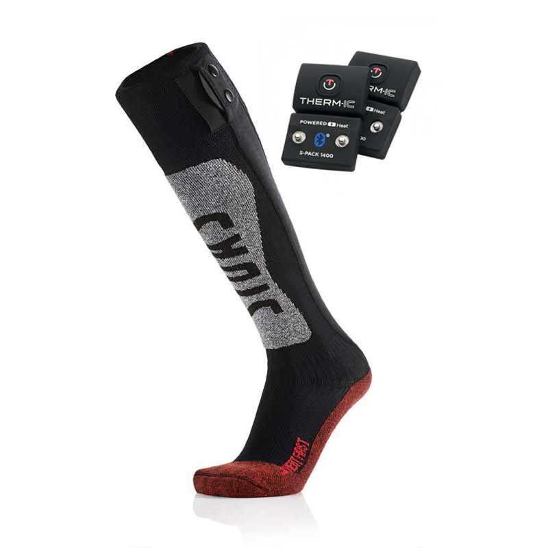 Bundle - Ski Heat First heated socks + S-Pack 1400B batteries