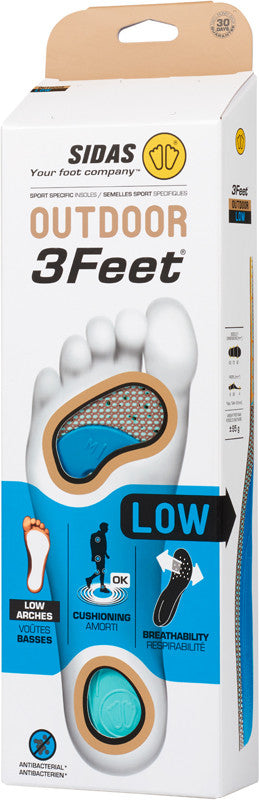 Einlegesohlen fürs Wandern - 3Feet® Outdoor Low