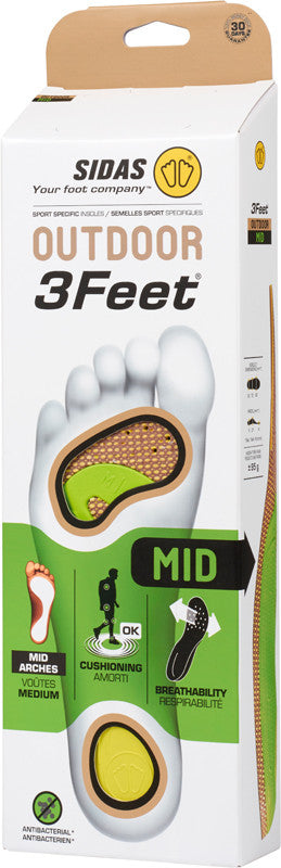 Semelles de randonnée - 3Feet® Outdoor Mid