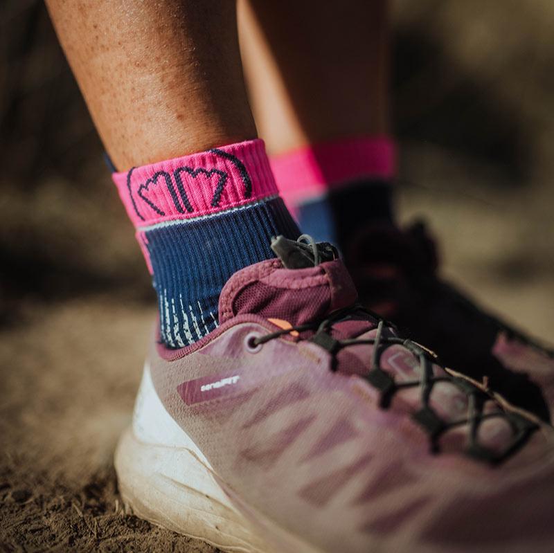 Calcetines de running - Run Ultra negro/rosa