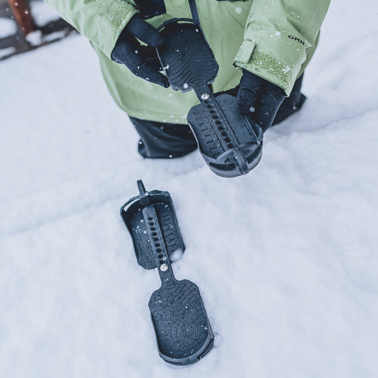 Rutschfester Schutz - Ski Boot Traction Schwarz